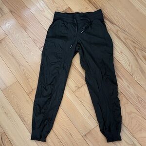 Lululemon dance studio joggers in army green